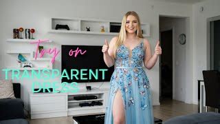 K Micro Bikini Transparent Lingerie Try On Haul See Through Transparent Try On Haul