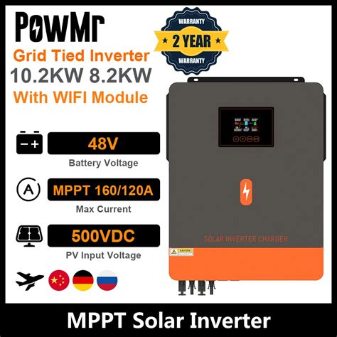 Powmr Onduleur Solaire Hybride Avec Fonction R Seau Contr Leur De