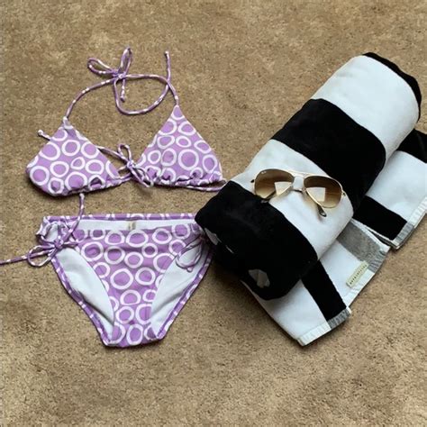 Victoria S Secret Swim For Victorias Secret Light Purple String Bikini Poshmark