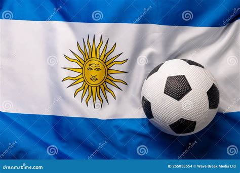 The Flag Of Argentina Bandera Argentina Bandera Nacional Stock