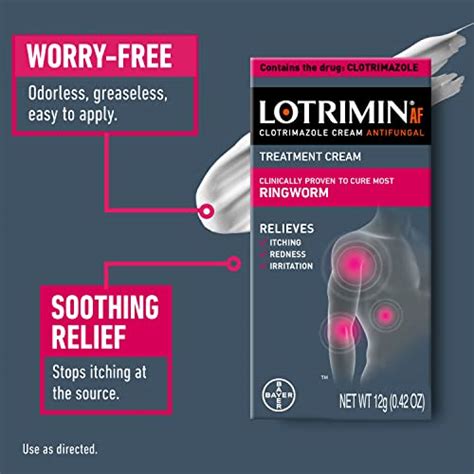 Lotrimin Af Ringworm Cream Clotrimazole 1 Clinically Proven Effective Antifungal Cream