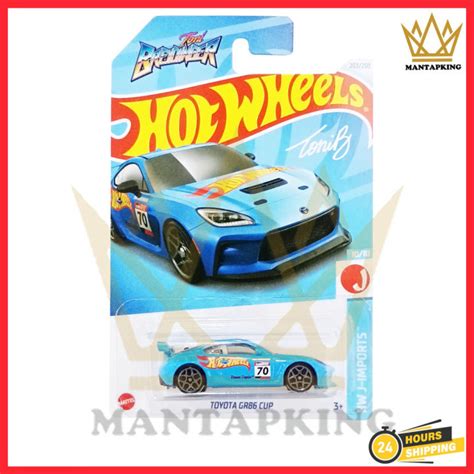 Hot Wheels Toyota GR86 Cup 2024 First Edition J Imports 10 10 Blue Hotwheels Toyota Gr86 Cup