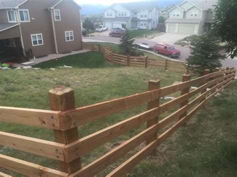 Ranch Rail Fencing Installation In Colorado Springs Durable And Classic