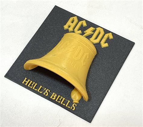 Fichier STL Pochette De L Album ACDC Hells Bells 3D Objet Pour