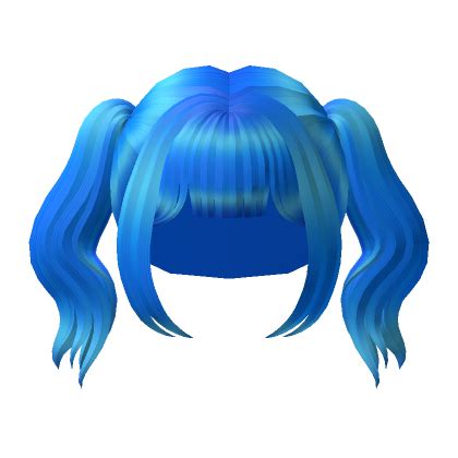 Blue Anime Lush Pigtails Roblox