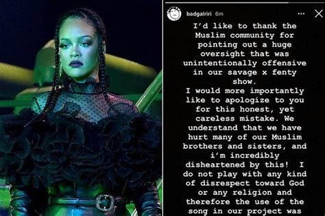 RIHANNA APOLOGIZES TO MUSLIM COMMUNITY AFTER USE OF HADITH AT FENTY LINGERIE SHOW