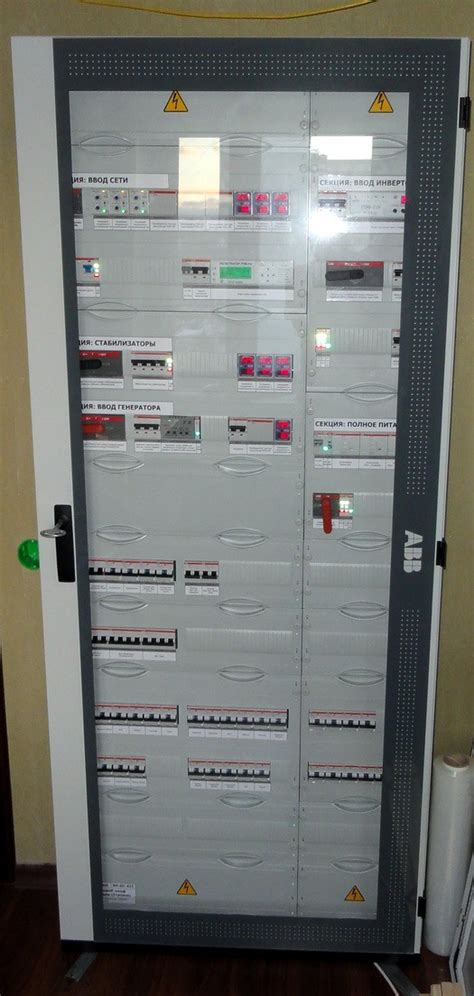Щит для коттеджа в Ступино (Три Фазы, Сеть, Генератор, Инвертор ...
