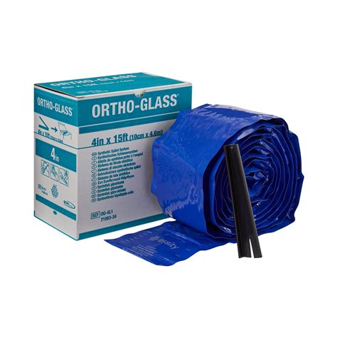 Ortho Glass Splint Roll 4 Inch X 15 Foot Fiberglass White