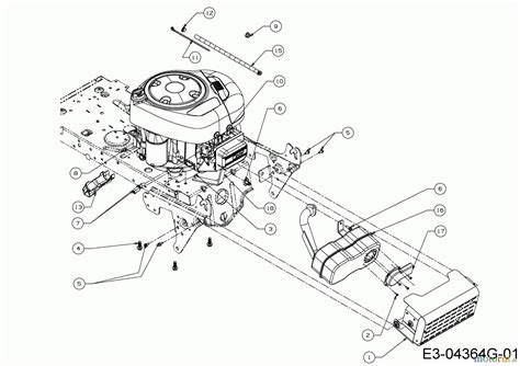 Mtd Tracteurs De Pelouse Be T Hh Ke Accessoires Moteur