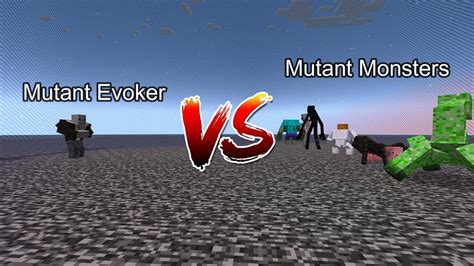 Mutant Evoker Vs Mutant Monsters Mob Battle Minecraft Youtube