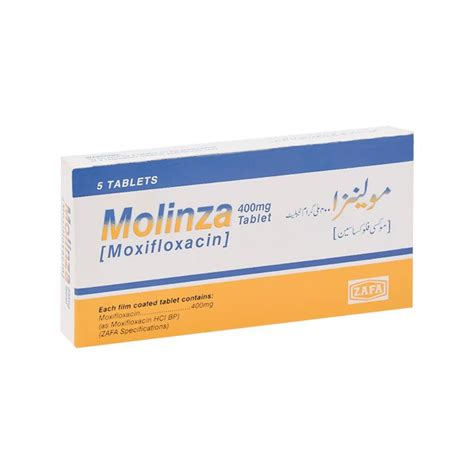 Molinza Tablets 400mg | Zafa Pharma Laboratories