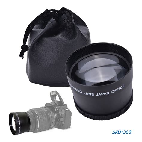 Lente Telefoto Zomm 2x Ø58mm Para Canon Nikon Sony