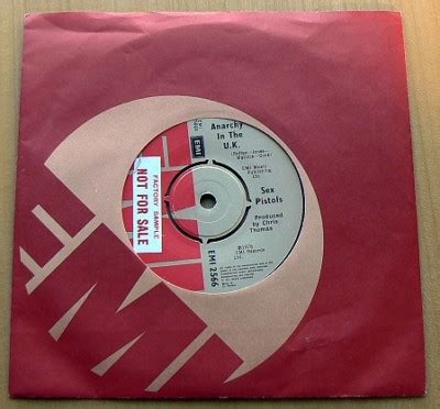 Popsike SEX PISTOLS ANARCHY IN THE UK Or SAMPLE Mint Auction Details