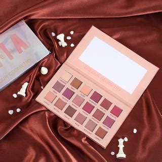 Paleta De Sombras Naked 18 Cores Fosca Da Moda Glitter Nude Shopee Brasil