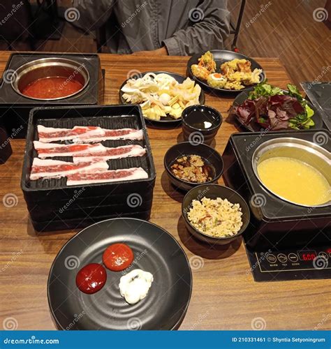 All You Can Eat Shabu-Shabu Stock Image - Image of breakfast, baking