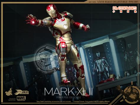 Hot Toys Pps Iron Man Th Scale Power Pose Mark Xlii Collectible Figurine