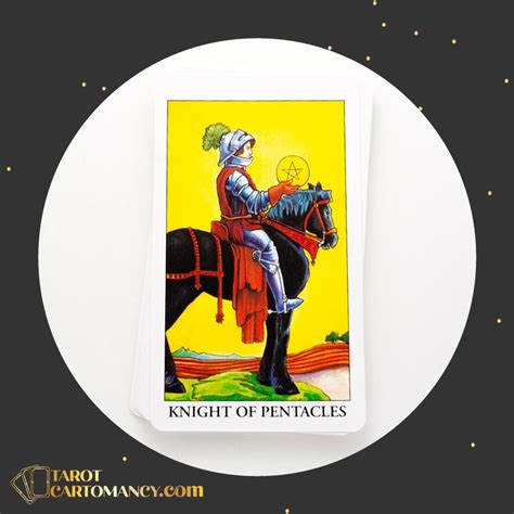 Knight Of Pentacles As Reconciliation Upright And Reversed Tarot Card