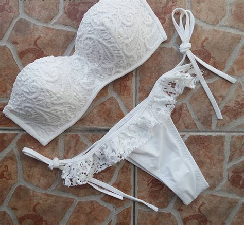 Sexy Stringy Bikini Lit Swimwear