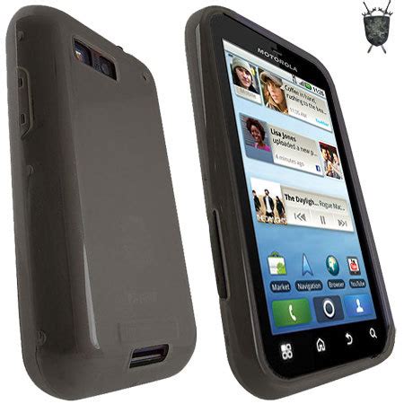 FlexiShield Skin For Motorola DEFY - Solid Black