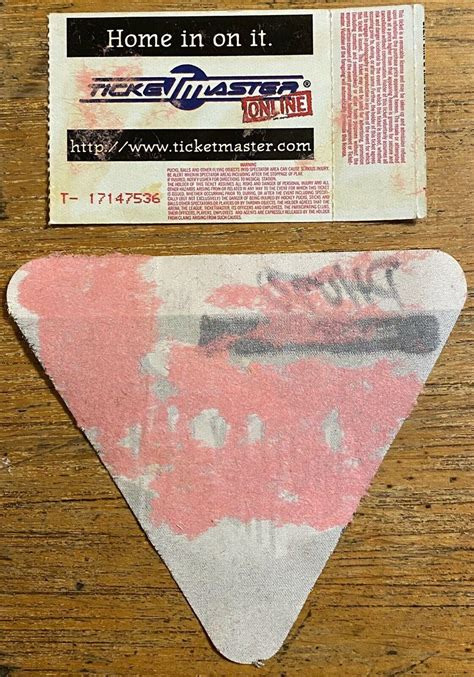 Motley Crue Orange Pavillion California 1997 Concert Ticket Stub