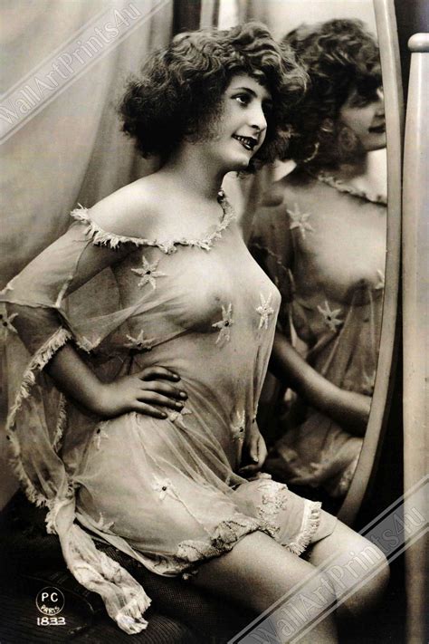 Vintage Victorian Nude Poster Topless Victorian Erotica Pin Up Etsy