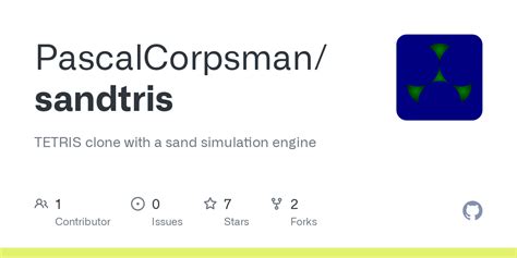 GitHub - PascalCorpsman/sandtris: TETRIS clone with a sand simulation ...
