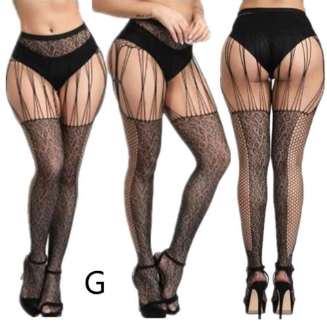 Collant Collants En R Sille Pour Femmes Styles Bas Longs Jarretelles Lingerie Sexy