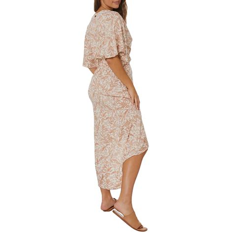 RIP CURL LUNAR TIDES WRAP DRESS NUDE
