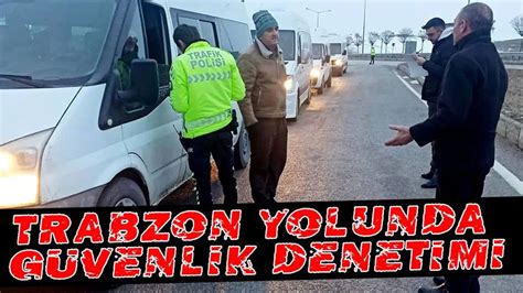 Trabzon Yolunda Öğrenci Servis Araçlarına Güvenlik Denetimi Taka