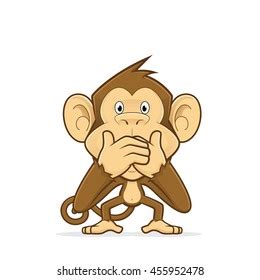 326 Silent monkey Images, Stock Photos & Vectors | Shutterstock