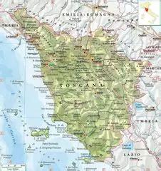 Tourist Map of Tuscany - MapSof.net