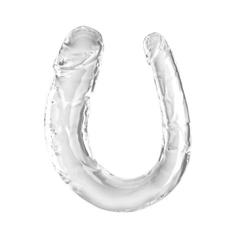 King Cock Medium Clear Double Trouble Dildo Sex Toys At Adult Empire