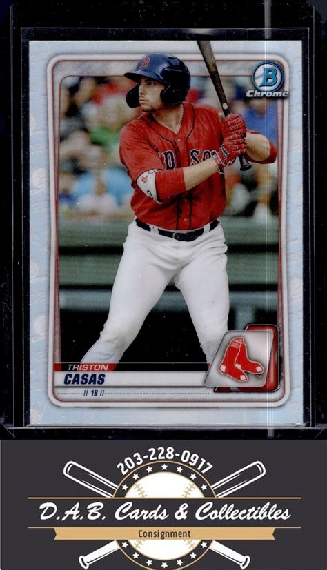 Bowman Draft Bd Triston Casas Chrome Refractor Boston Red Sox