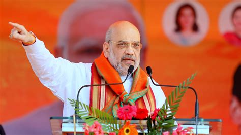 Telangana Election 2023 Amit Shah Criticises Brs Govt Alleges Lack Of