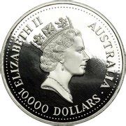 Dollars Elizabeth Ii Rd Portrait Koala Platinum