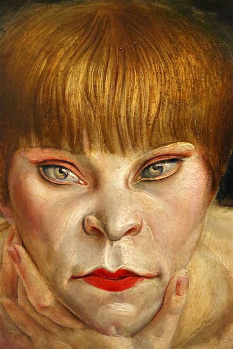 Otto Dix Woman On A Leopard Skin 1927 Cornell University Portrait