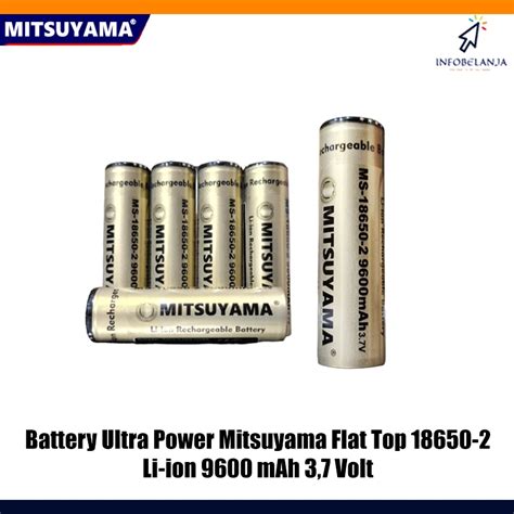 Jual Mitsuyama Baterai Cas Ultra Power Kepala Rata Mah