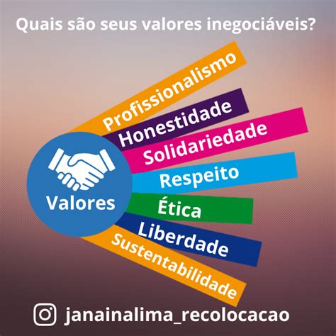 A Solidariedade E Outros Valores Morais E Éticos São - Quais são os seus valores inegociáveis?