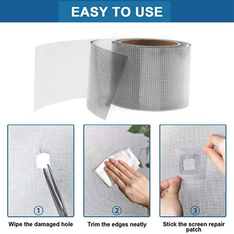 1pc Anti Insect Fly Door Window Mosquito Screen Net Repair Tape Patch Adhesive Window Screen