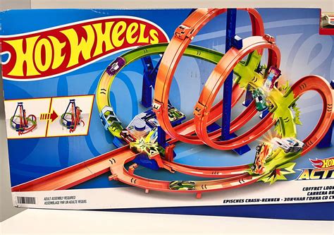 Трек Hot Wheels Гігантська петля Шалені зіткнення (HNL97) хот вілс: 3 ...