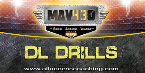 Defensive Line Drills by MAV43 DEFENSE | CoachTube