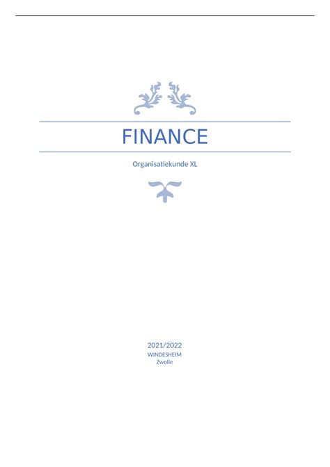 Samenvatting Principes van bedrijfseconomie Inclusief begrippenlijst en