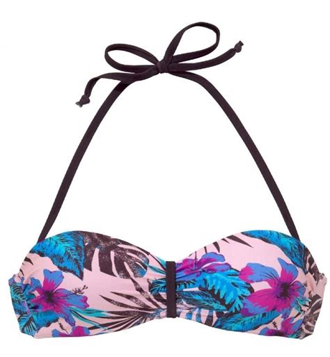 Venice beach góra od bikini różowa w liście 42B Cena Opinie Allegro