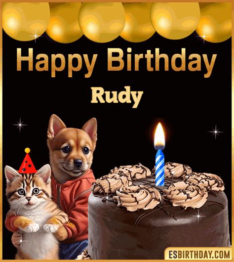 Happy Birthday Rudy GIF 🎂 Images Animated Wishes【28 GiFs】