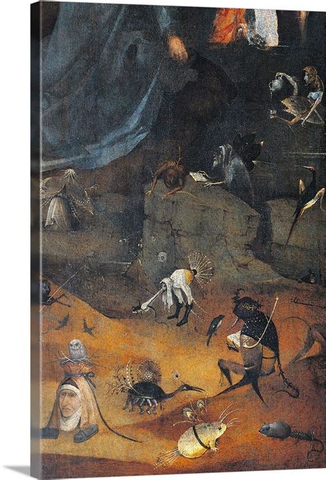 Hermit Saints Triptych Detail By Hieronymus Bosch Doges Palace