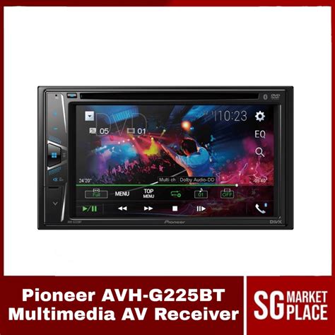 Pioneer AVH-G225BT Multimedia AV Receiver. Bluetooth. Android ...