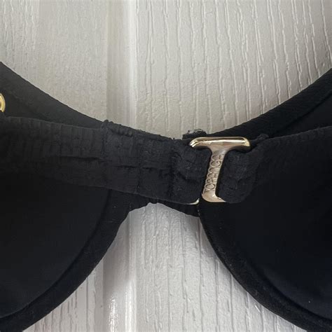 Topanga Black Bikini Top Size 12 DD Bigger Bust Depop