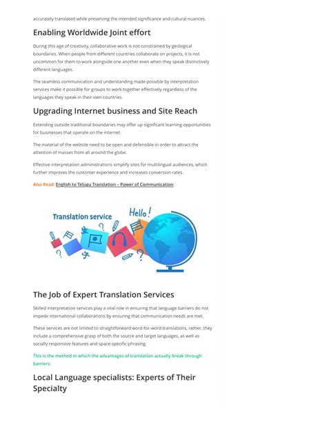 PPT - Translation Services – Breaking Obstructions with Language ...