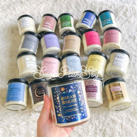 Jual Wick Candle BBW ORIGINAL Bath And Body Works BBW Single Wick Candle Gr Oz