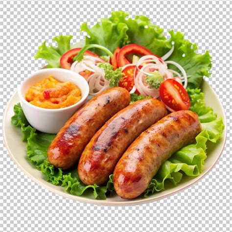 Grilled Sausage Premium AI Generated PSD